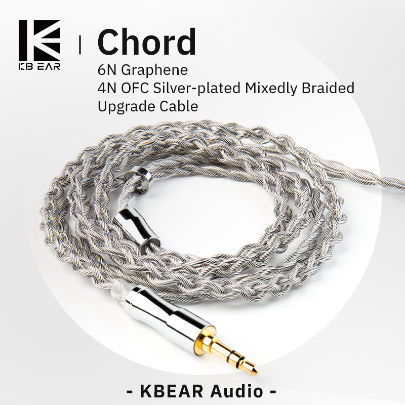 Eachine Drone E010 - KBEAR Chord 6N Graphene+4N OFC Posrebrzany,