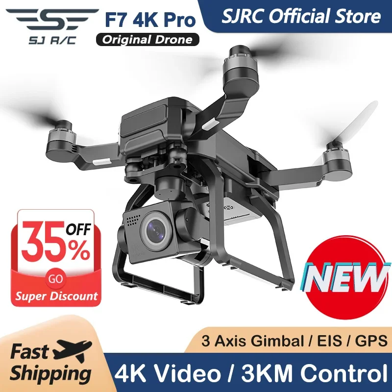 SJRC F7 4K PRO Camera Drone GP – Drone Gimbal recenzja i cena