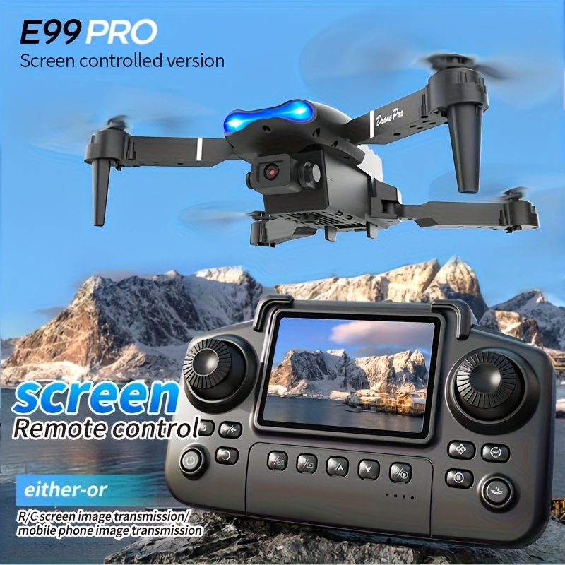 E99 PRO MAX – składany dron z  – Drone Propeller Guard recenzja i cena